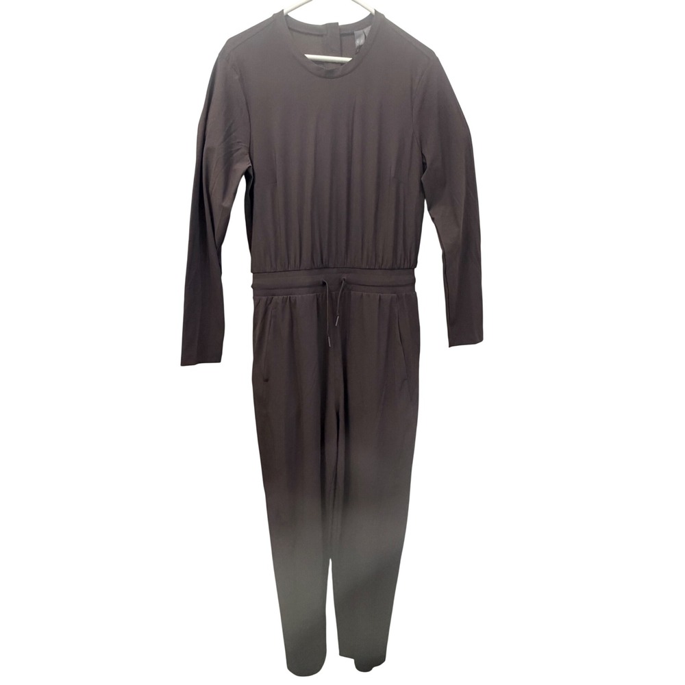 Sweaty Betty Explorer Long Sleeve Jumpsuit 29" Gray US 8 NWT